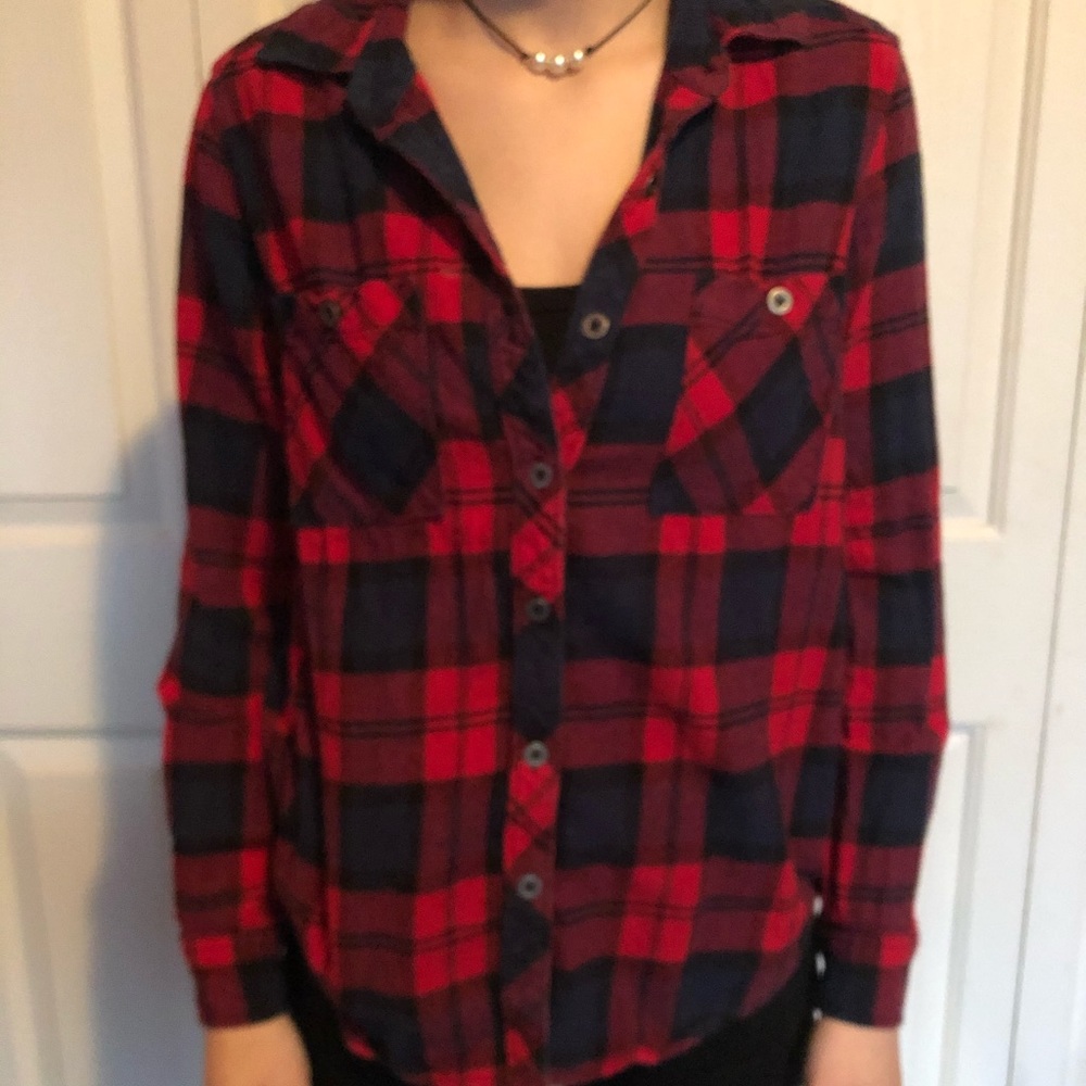 LA Hearts flannel